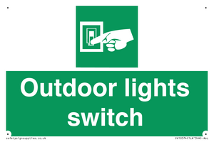 Outdoor lights switch
